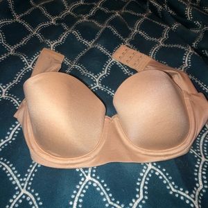 Aerie cream strapless bra